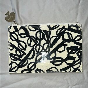 Kate Spade Black and White Pouch